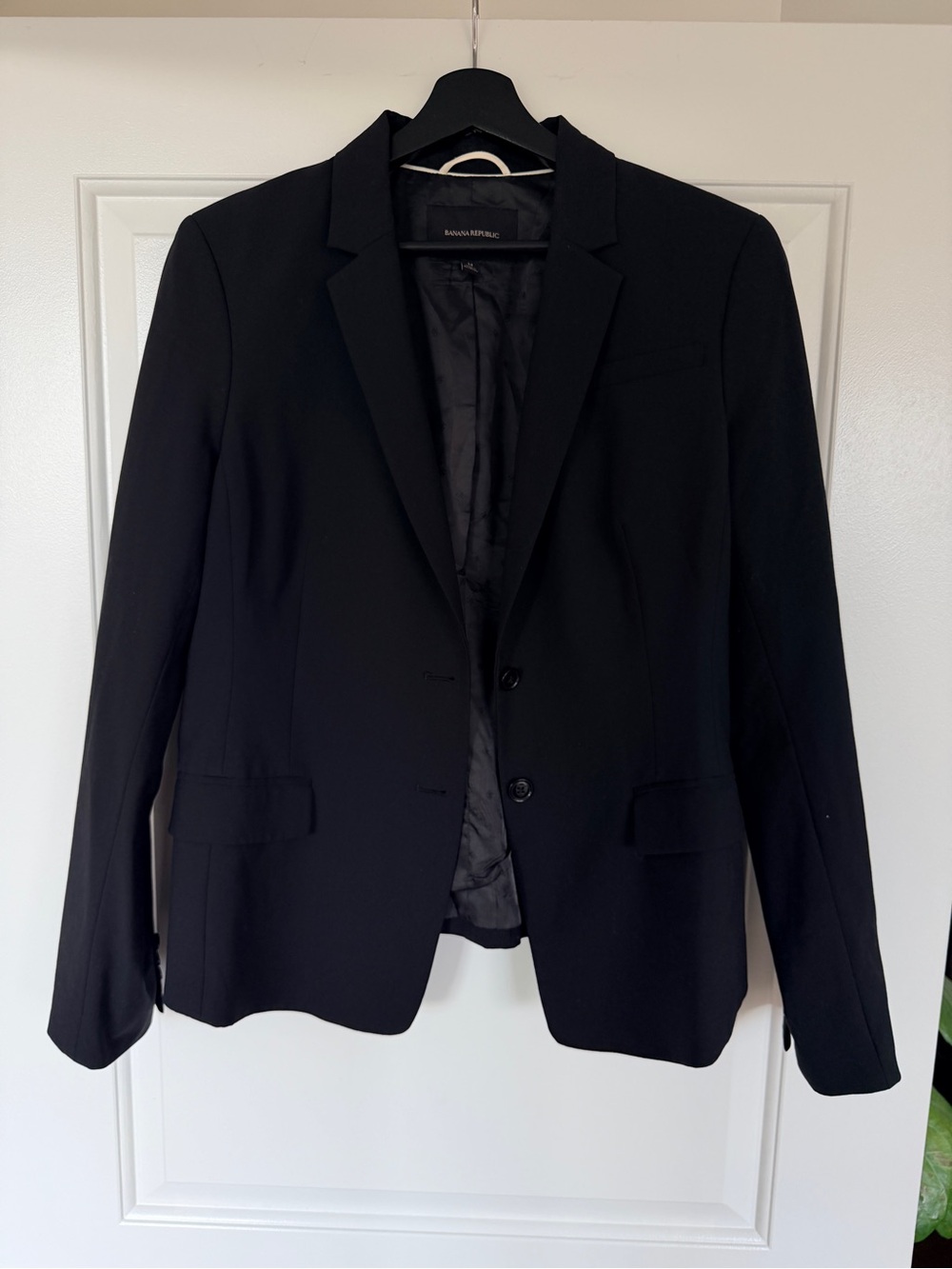 Black Suit - Classic Tailored Jacket + Skirt